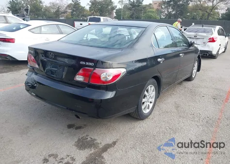 2004 Lexus Es 330 из США, поврежденный, VIN JTHBA30G445004807